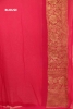 Double Contrast Handloom Banarasi Georgette Silk Saree